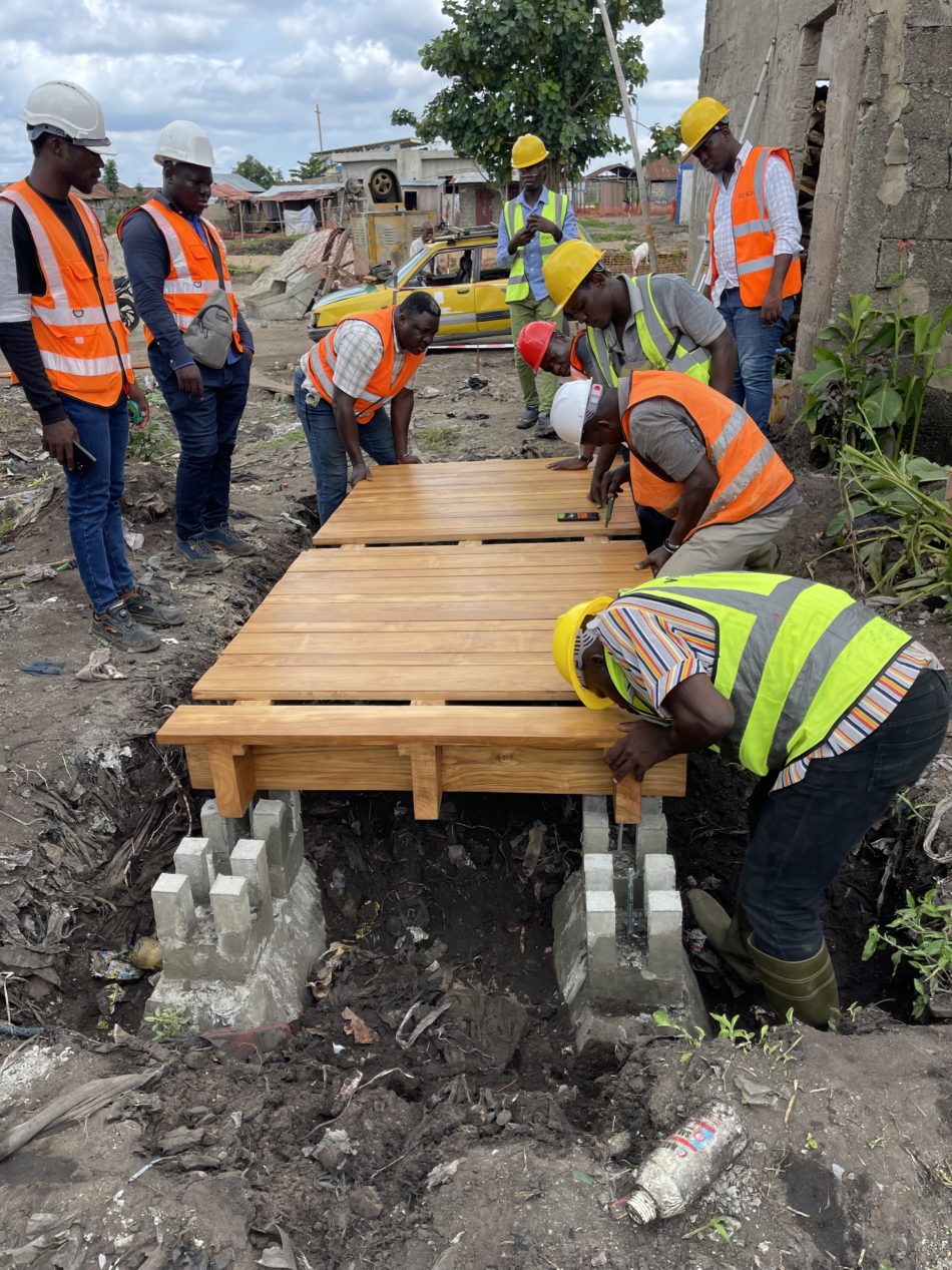 Travaux d’aménagement d’une promenade